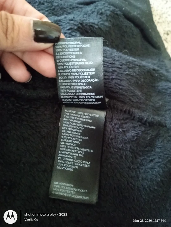 The North Face Women's Osito Full Zip Fleece Jacket Black Size Medium - Picture 12 of 14